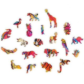 Unidragon Wooden Puzzle Mysterious Lion King Size - De Dondersteen