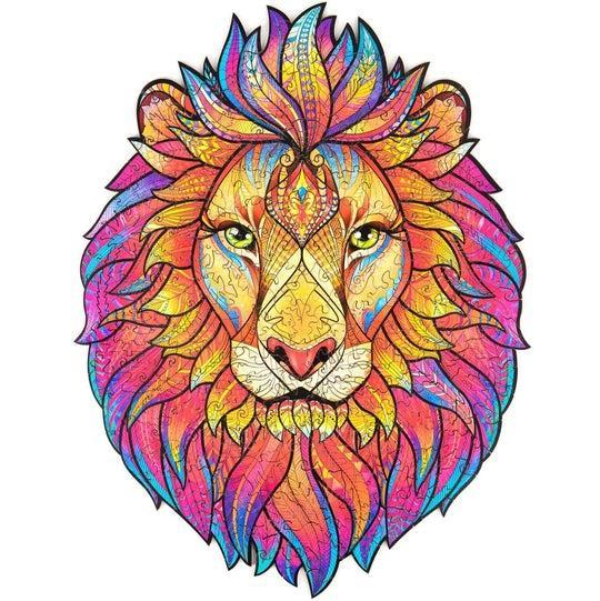 Unidragon Wooden Puzzle Mysterious Lion S - De Dondersteen