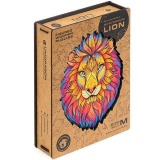 Unidragon Wooden Puzzle Mysterious Lion S - De Dondersteen