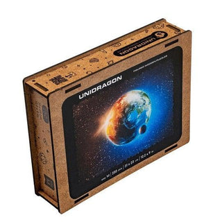 Unidragon Wooden Puzzle Planet Earth M - De Dondersteen