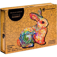 Unidragon Wooden Puzzle Precious Rabbit King Size