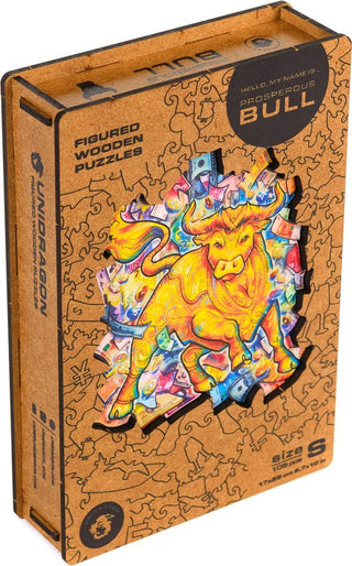 Unidragon Wooden Puzzle Prosperous Bull King Size - De Dondersteen