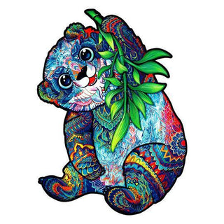 Unidragon Wooden Puzzle Serious Panda M - De Dondersteen