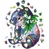 Unidragon Wooden Puzzle Serious Panda M - De Dondersteen