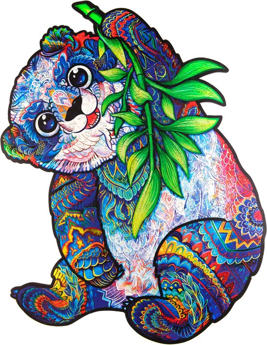 Unidragon Wooden Puzzle Serious Panda Royal Size - De Dondersteen