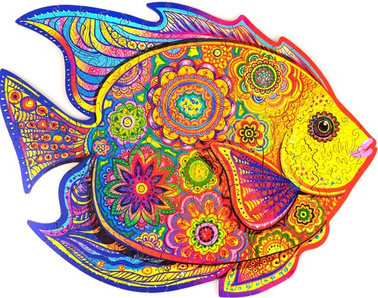 Unidragon Wooden Puzzle Shining Fish King Size