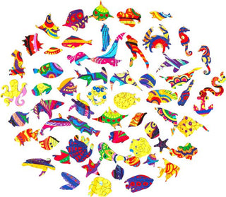 Unidragon Wooden Puzzle Shining Fish Royal Size - De Dondersteen