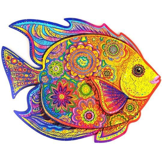Unidragon Wooden Puzzle Shining Fish S - De Dondersteen