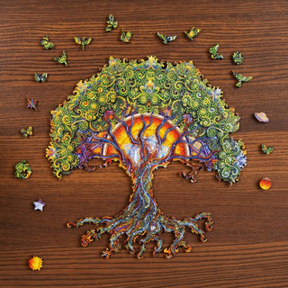 Unidragon Wooden Puzzle Tree of Life M - De Dondersteen