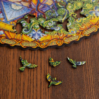 Unidragon Wooden Puzzle Tree of Life M - De Dondersteen