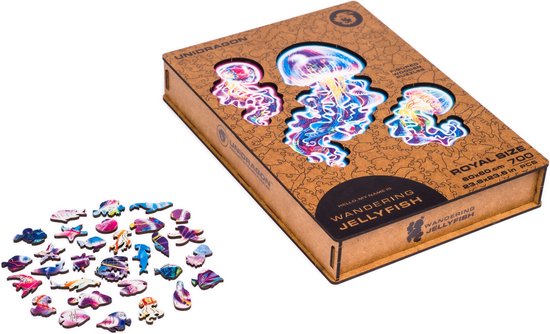 Unidragon Wooden Puzzle Wandering Jellyfish King Size