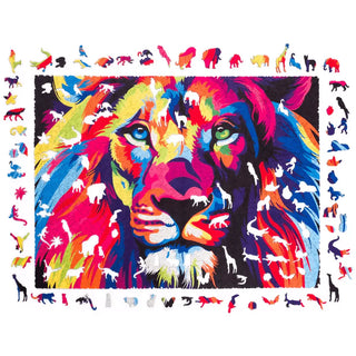 Woosiac Hologram Lion (1000) - De Dondersteen