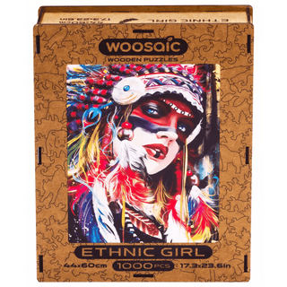 Woosiac Wooden Puzzles Ethnic Girl (250) - De Dondersteen