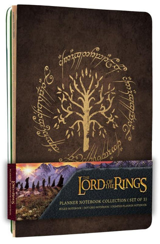 Lord of the Rings Planner Notebook Collection (Set of 3) - De Dondersteen