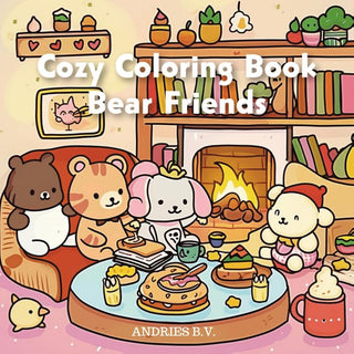 Cozy Coloring Book - Bear Friends - De Dondersteen