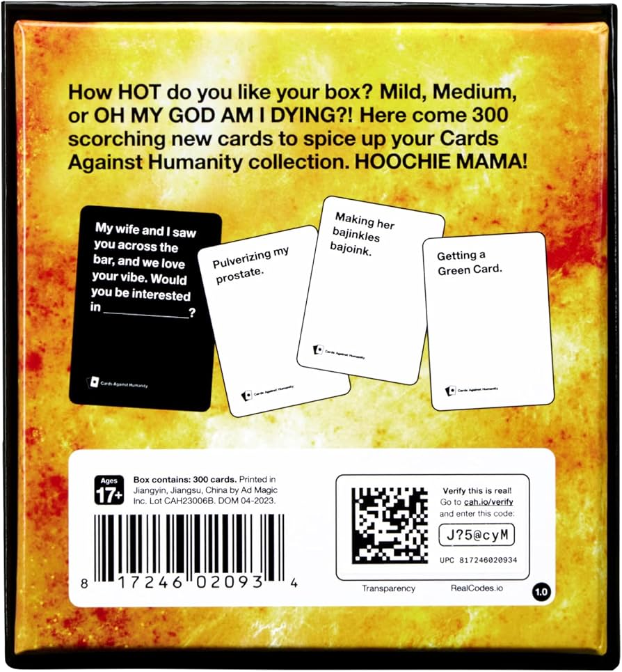 Cards Against Humanity Hot Box