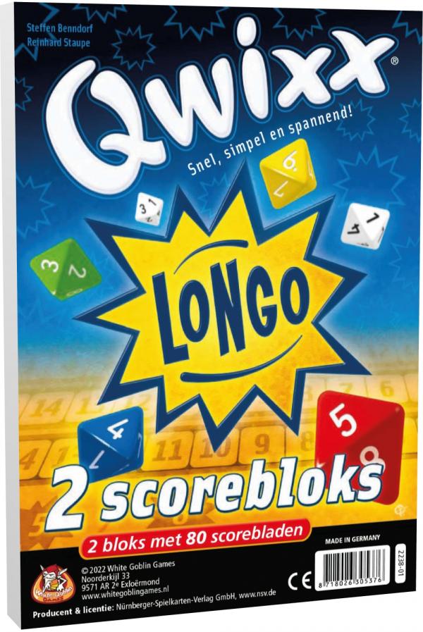 Qwixx Longo Bloks (extra scorebloks) - De Dondersteen