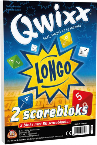 Qwixx Longo Bloks (extra scorebloks) - De Dondersteen