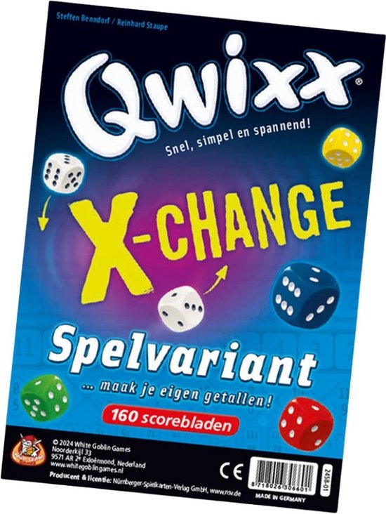 Qwixx X-Change (spelvariant)