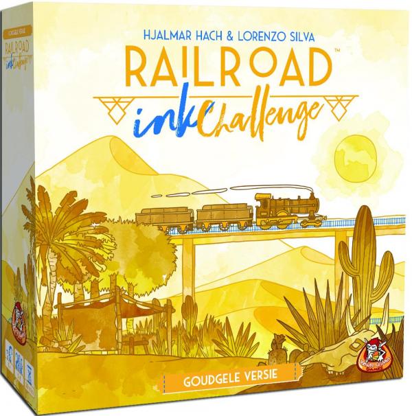 Railroad Ink (Goudgele versie) - De Dondersteen