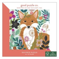 500_pc_Puzzle_Fox_And_Flowers