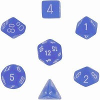 Chessex_Frosted_7_Die_Set___Blue_W_White