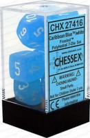 Chessex_Frosted_7_Die_Set___Carribean_Blue_W_White