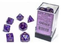 Chessex_Specialty_Dice_Sets___Solid_Metal_Silver_Colour_Poly_7_die_set