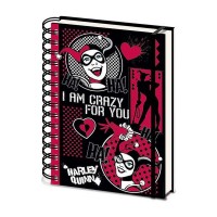 Harley_Quinn_I_Am_Crazy_For_You___A5_Notitieboek