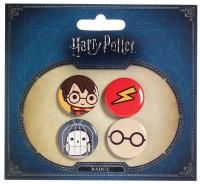 Harry_Potter_Cutie_Button_Badge_4_Pack_Harry_Potter___Hedwig